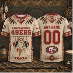 San Francisco 49ers Dreamcatcher Feathers Tribal Pattern Shirt