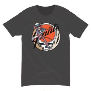 San Francisco Baseball Skeleton Uncle Sam Team Logo Shirt