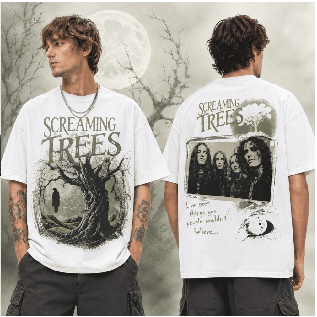 Screaming Trees Vintage Hanging Tree Grunge Graphic Shirt Screaming Trees Vintage Hanging Tree Grunge Graphic Shirt