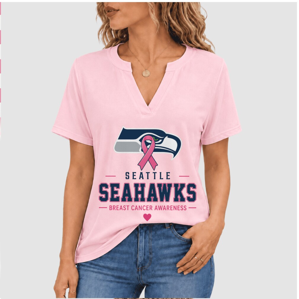 Seattle Seahawks Pink Ribbon Faith Over Fear Breast Cancer Shirt Seattle Seahawks Pink Ribbon Faith Over Fear Breast Cancer Shirt