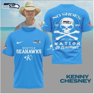 Seattle Seahawks Skull Crossbones Football Shirt