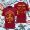 Spain Soccer Somos Campeones Host Cities Blue Shirt Spain Soccer Somos Campeones Host Cities Blue Shirt