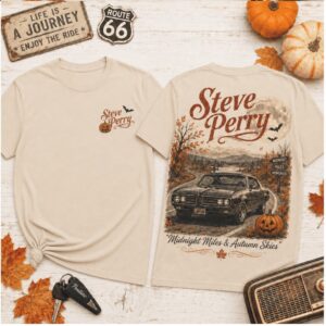 Steve Perry Midnight Miles And Autumn Skies Country Shirt