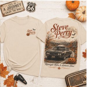 Steve Perry Midnight Miles And Autumn Skies Country Shirt