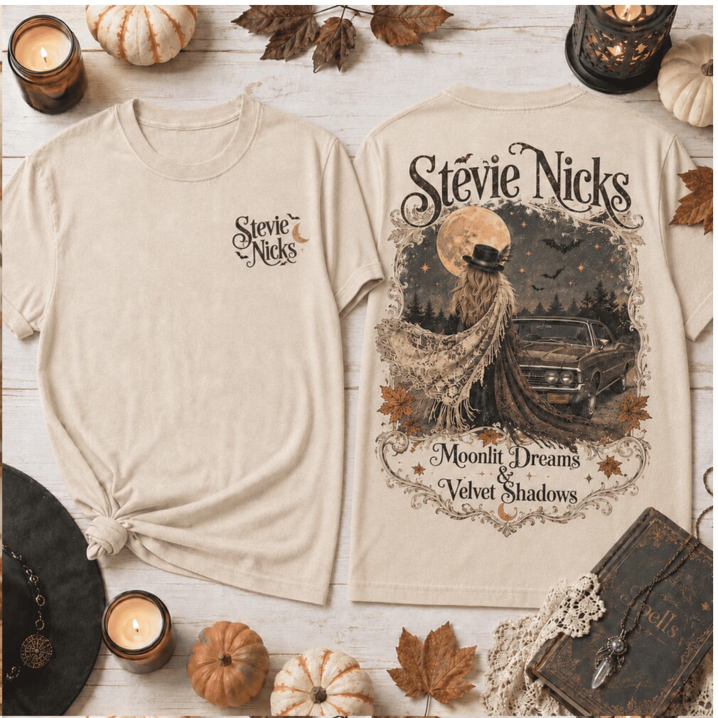 Stevie Nicks Moonlit Dreams And Velvet Shadows Fall Shirt Stevie Nicks Moonlit Dreams And Velvet Shadows Fall Shirt