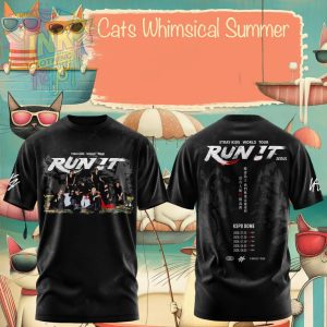 Stray Kids World Tour Run It Seoul Concert Shirt