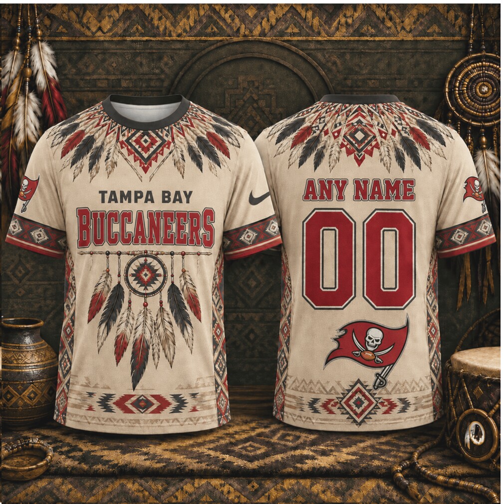 Tampa Bay Buccaneers Dreamcatcher Feathers Personalized Tribal Shirt Tampa Bay Buccaneers Dreamcatcher Feathers Personalized Tribal Shirt