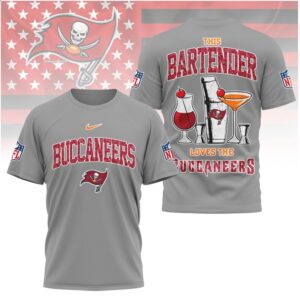 Tampa Bay Football Bartender Cocktail Shaker Shirt