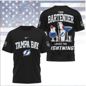 Tampa Bay Hockey Bartender Loves The Lightning Shirt