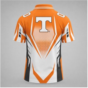 Tennessee Volunteers Orange White Graphic Game Day Polo Shirt