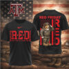 Ole Miss Rebels Mascot Military RED Friday Remember Deployed Shirt Ole Miss Rebels Mascot Military RED Friday Remember Deployed Shirt