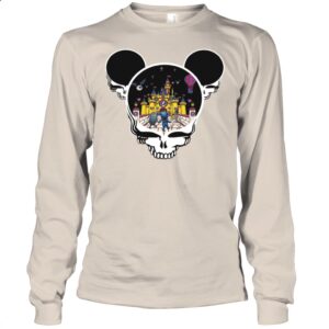Theme Park Magic Castle Mouse Ears Skull Balloon Retro Shirts