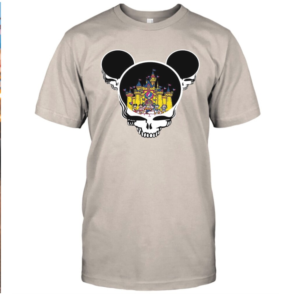 Theme Park Magic Castle Mouse Ears Skull Retro Deadhead Shirts Theme Park Magic Castle Mouse Ears Skull Retro Deadhead Shirts