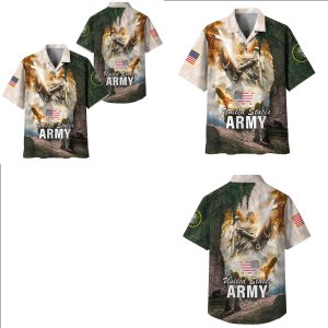 US Army Angel Cross Patriotic Shirt