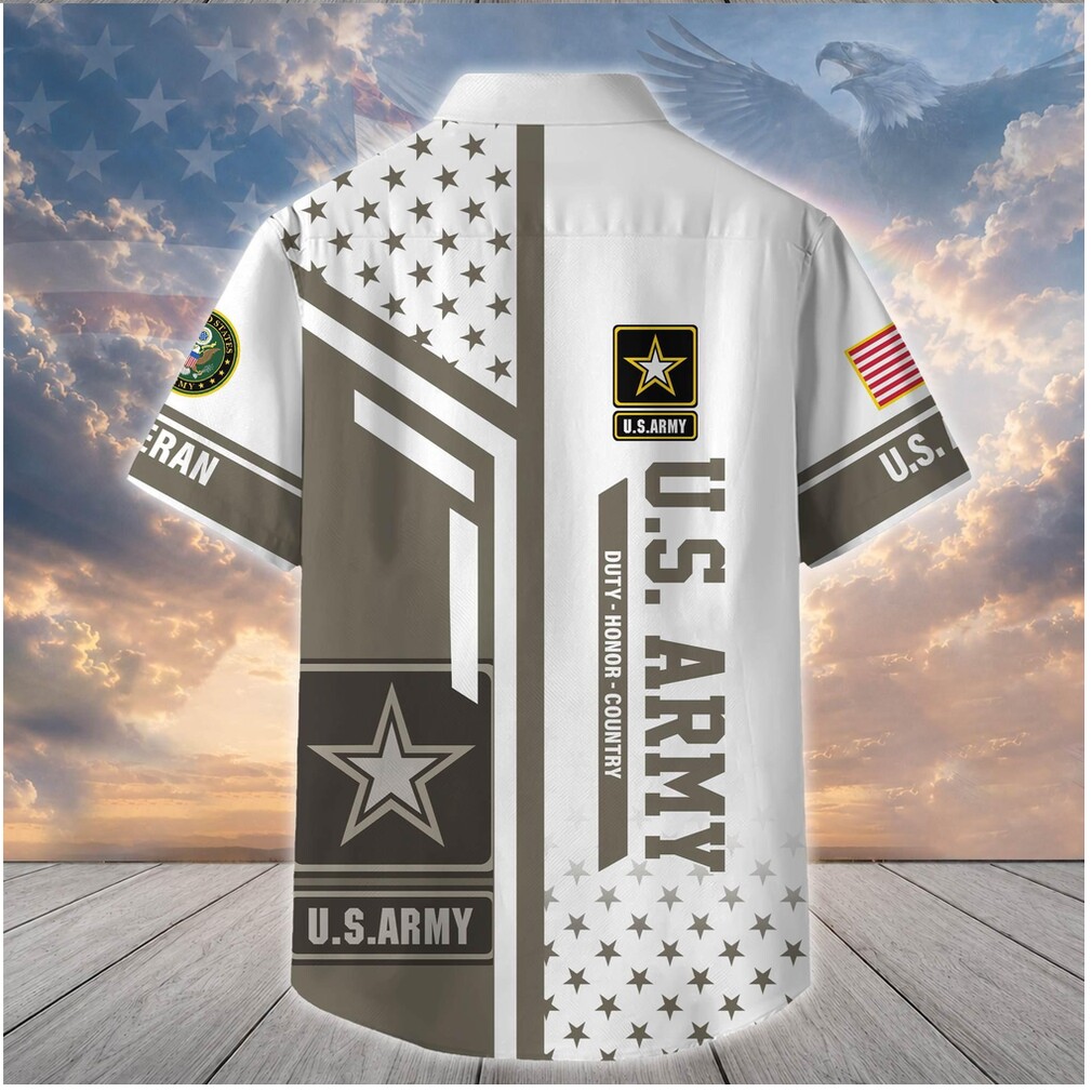 US Army Duty Honor Country Patriotic Button Down Shirt US Army Duty Honor Country Patriotic Button Down Shirt