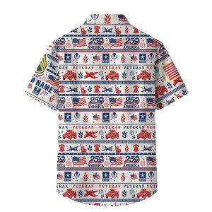 US Army Veteran 250th Anniversary Patriotic Military Shirt