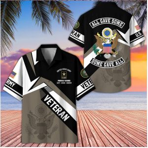 US Army Veteran All Gave Some Some Gave All Patriotic Shirt
