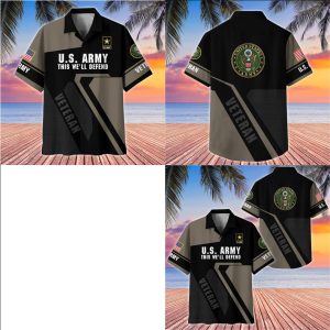US Army Veteran This We'll Defend Military Service Men's Shirt