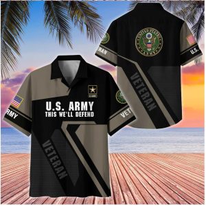US Army Veteran This We'll Defend Military Service Men's Shirt