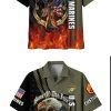 US Marines Eagle American Flag Fire Shirts US Marines Eagle American Flag Fire Shirts