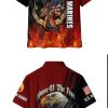 US Marines Eagle American Flag Fire Shirt US Marines Eagle American Flag Fire Shirt