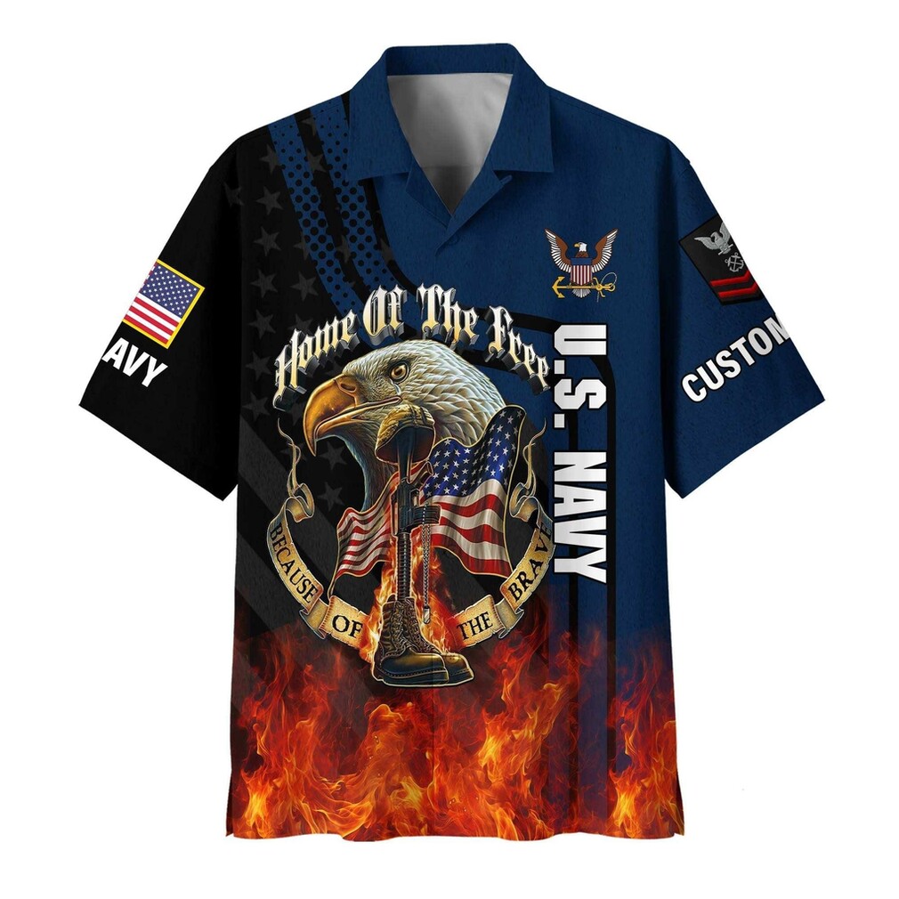 US Navy Eagle American Flag Fire Shirt US Navy Eagle American Flag Fire Shirt