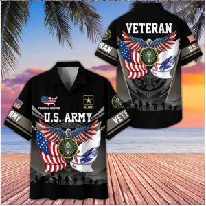 Us Army Veteran American Flag Military Honor Patriotic Shirt