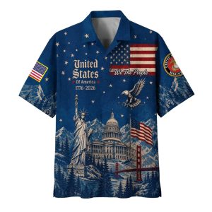 Us Marine Corps United States America Freedom Patriotic Shirt