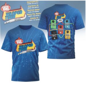 Vans Warped Tour Punk Rock Festival Music Tour Shirt