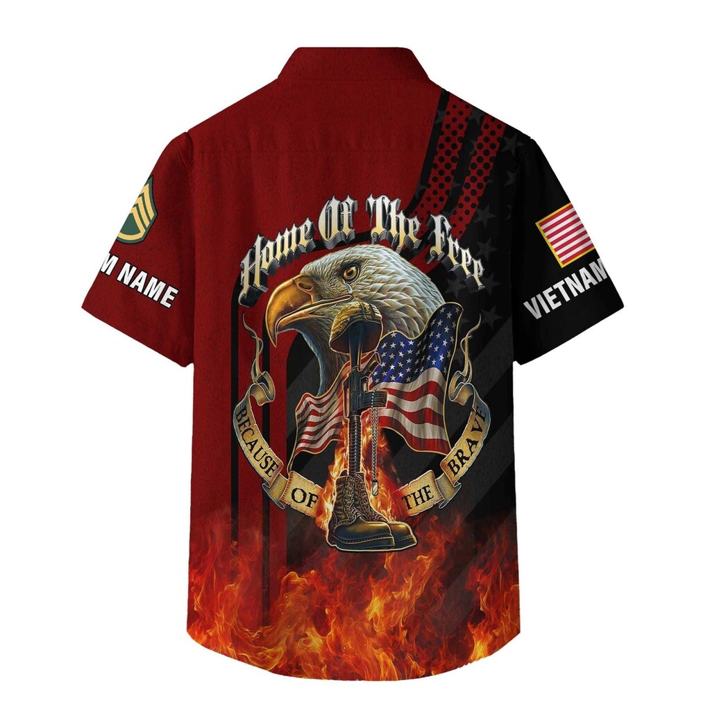 Vietnam Veteran Eagle American Flag Fire Shirt Vietnam Veteran Eagle American Flag Fire Shirt