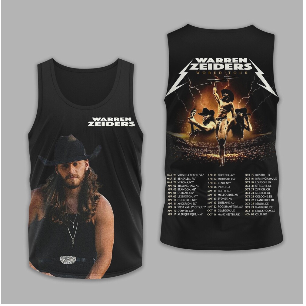 Warren Zeiders World Tour Country Music Shirt Warren Zeiders World Tour Country Music Shirt
