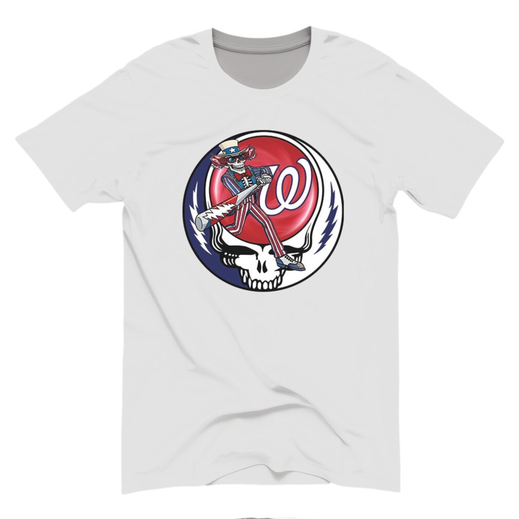Washington Nationals Skeleton Baseball Vintage Shirt Washington Nationals Skeleton Baseball Vintage Shirt
