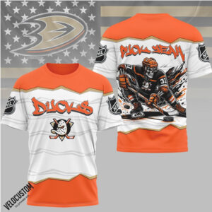 Anaheim Hockey Skeleton Skull Puck Yeah Shirt