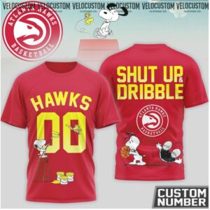 Atlanta Basketball Snoopy Dribble Shirt