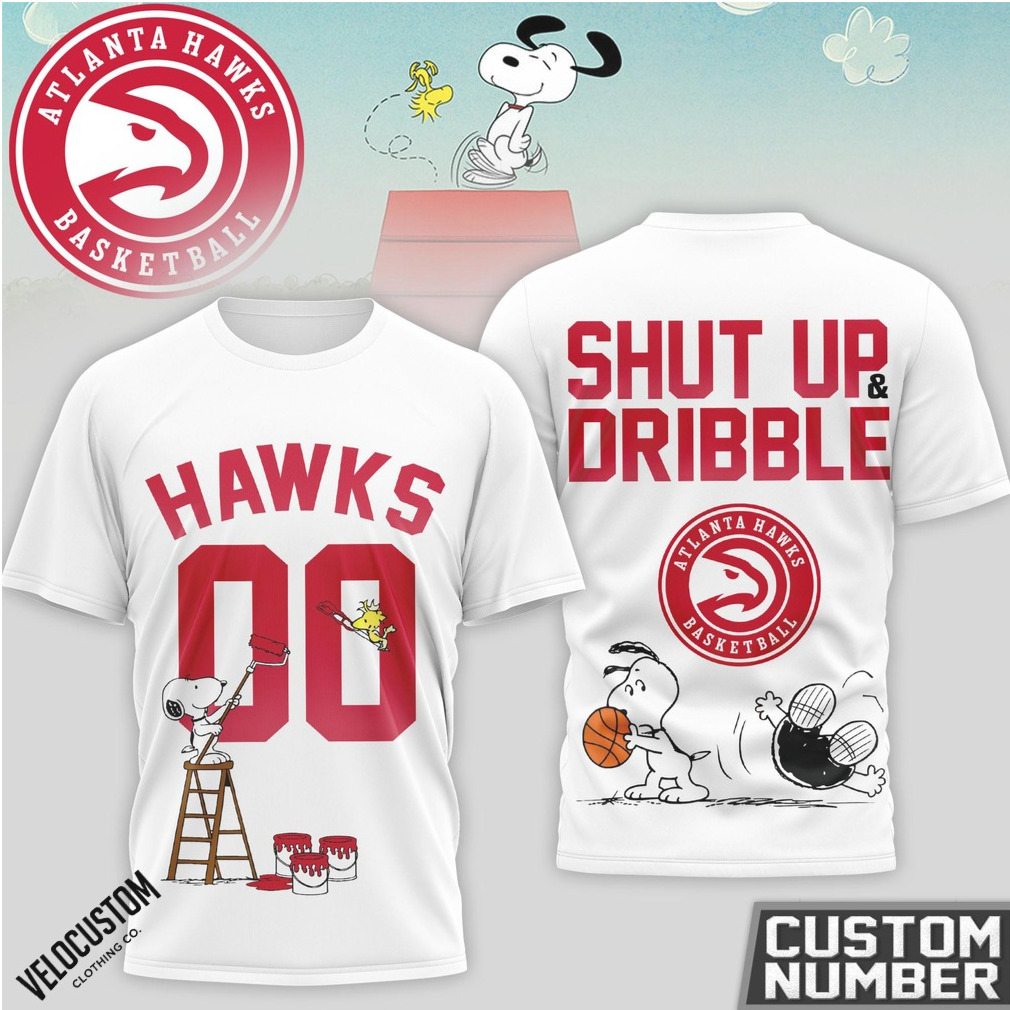 Atlanta Basketball Snoopy Dribble Shirt Atlanta Basketball Snoopy Dribble Shirt