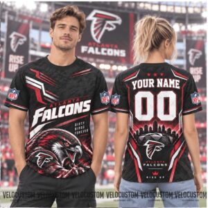Atlanta Falcons Mascot Stadium Custom Name Football Shirt