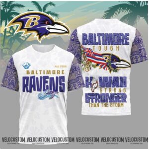 Baltimore Ravens Hawaii Stronger Than The Storm Shirt