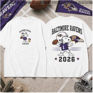 Baltimore Ravens Snoopy Football 2026 Shirt