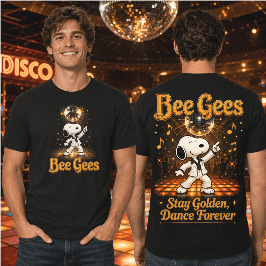 Bee Gees Snoopy Disco Dancing Retro Music Shirt Bee Gees Snoopy Disco Dancing Retro Music Shirt