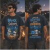 Bluey And Snoopy Adventure Buddies Camping Shirt Bluey And Snoopy Adventure Buddies Camping Shirt
