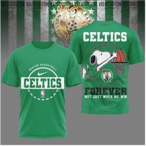 Boston Celtics Snoopy Basketball Forever Shirt