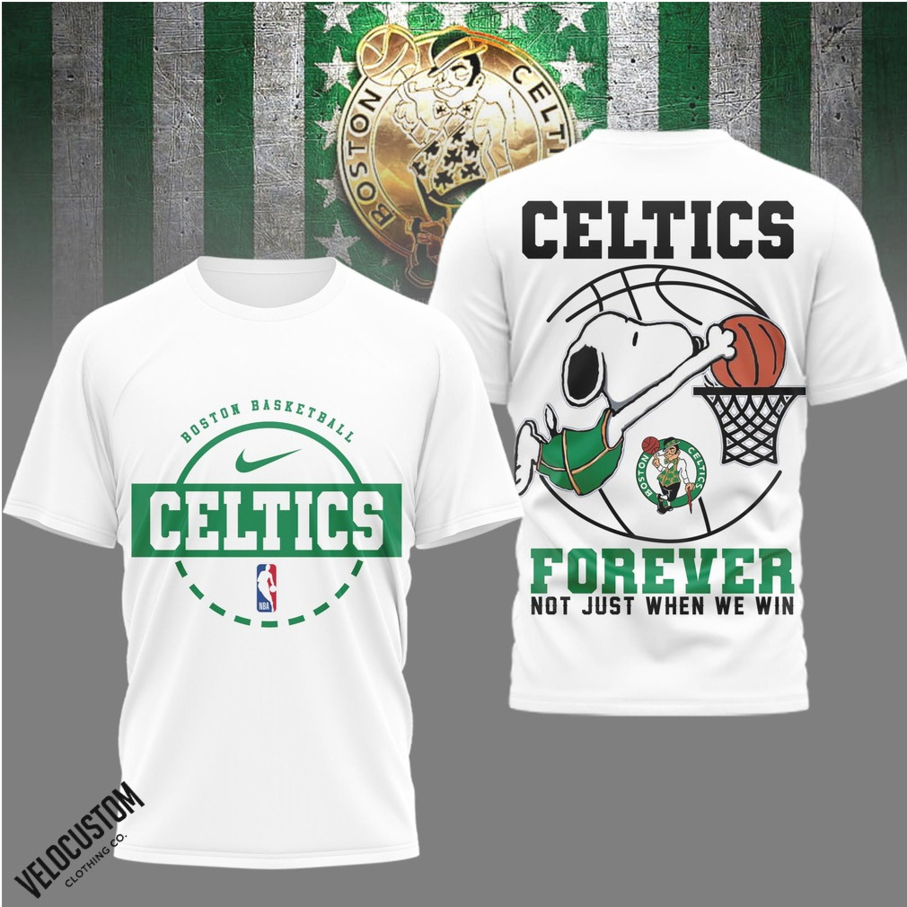 Boston Celtics Snoopy Basketball Forever Shirt Boston Celtics Snoopy Basketball Forever Shirt