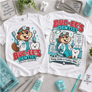Buc Ee S Dentist Beaver Clean Teeth Brighter Days Shirt