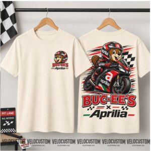 Buc Ees Aprilia Motorcycle Racing Biker Cute Shirt