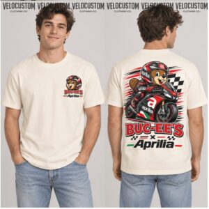 Buc Ees Aprilia Motorcycle Racing Biker Cute Shirt