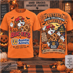 Buc Ees Auntie Anne S Pretzels Halloween Spooky Shirt
