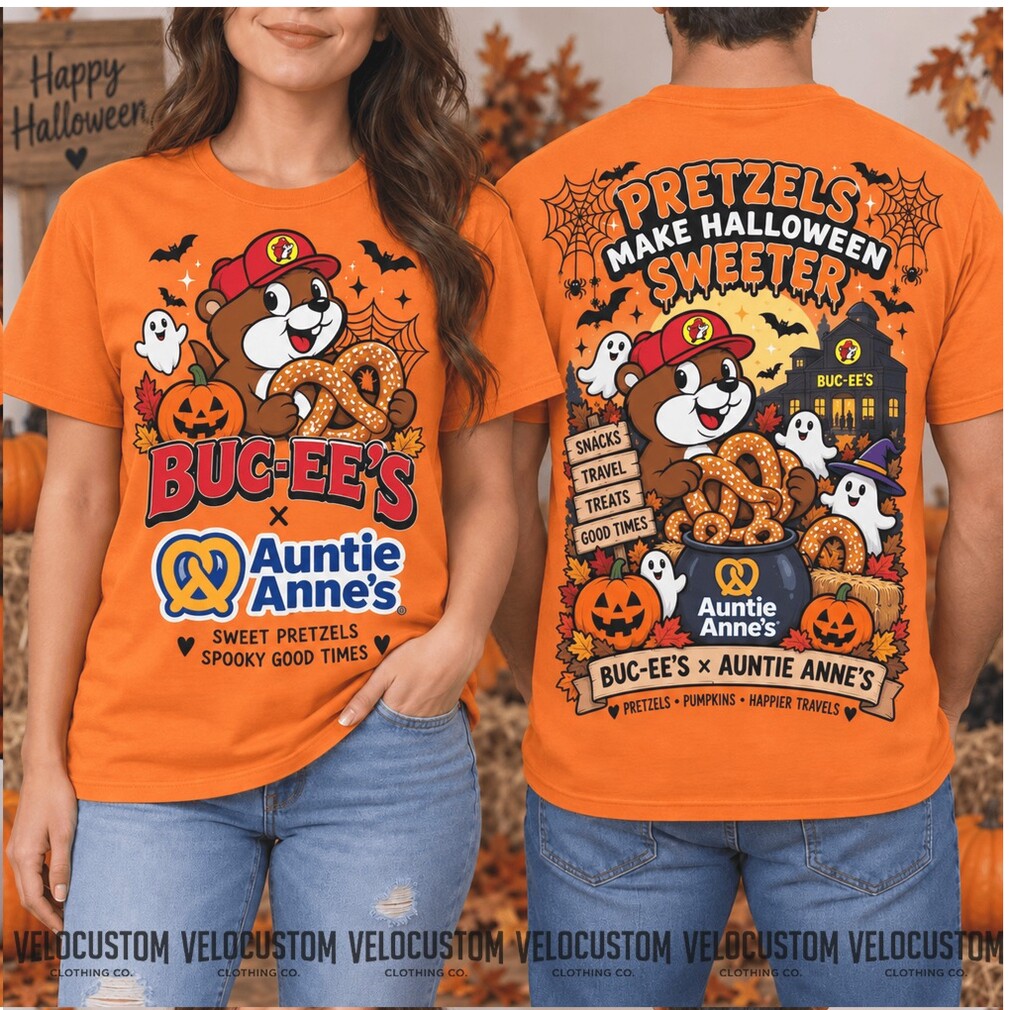 Buc Ees Auntie Anne S Pretzels Halloween Spooky Shirt Buc Ees Auntie Anne S Pretzels Halloween Spooky Shirt