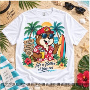 Buc Ees Beach Vacation Summer Tropical Vibes Shirt