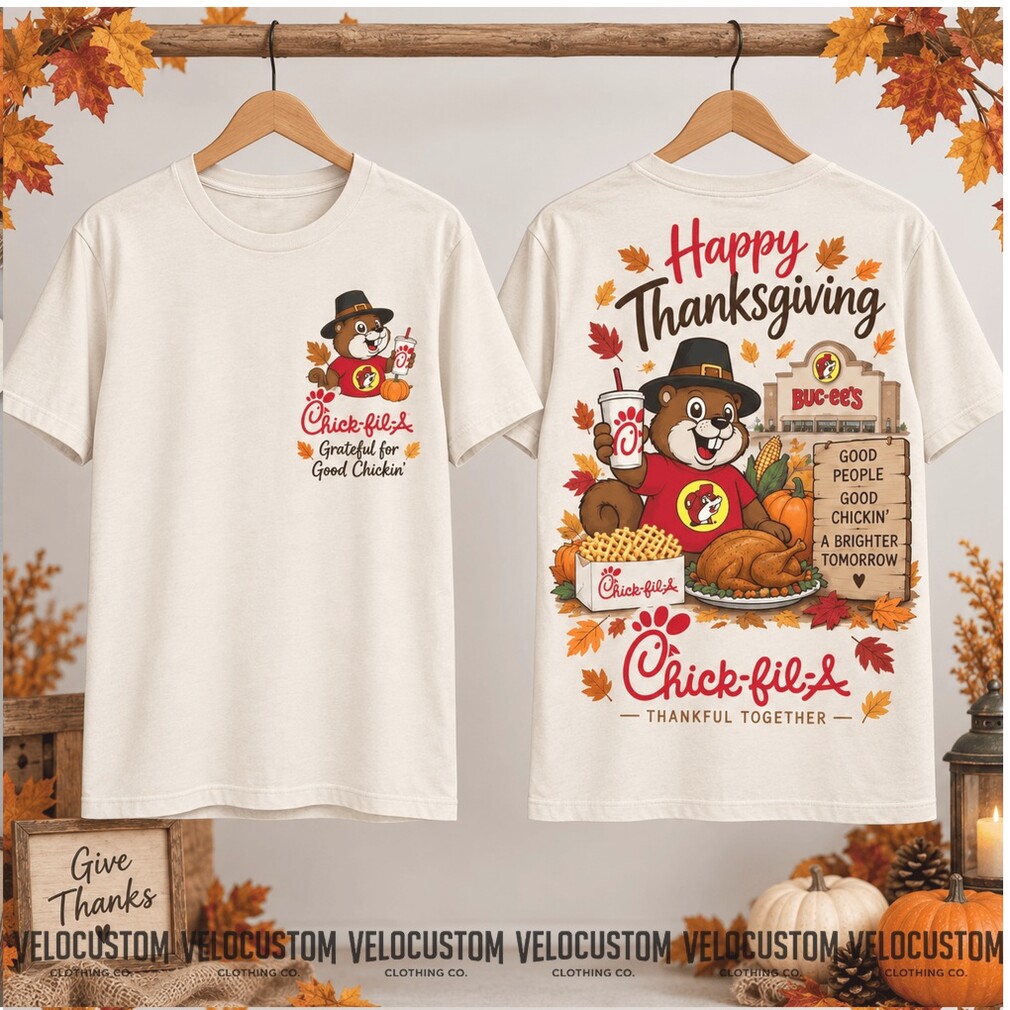 Buc Ee’s Beaver Chick Fil A Thanksgiving Autumn Harvest Shirt Buc Ee’s Beaver Chick Fil A Thanksgiving Autumn Harvest Shirt