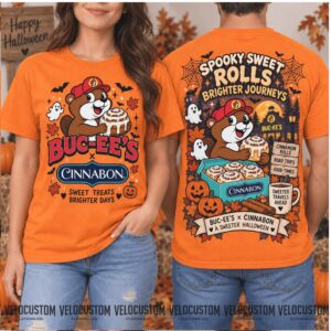 Buc Ees Beaver Cinnabon Halloween Spooky Sweet Shirt